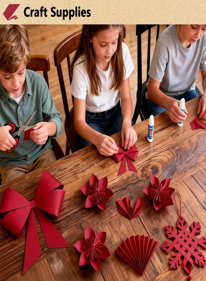 لفة ورق تغليف كرافت أحمر من راباهوليك، مقاس 17.5 بوصة × 393 بوصة (32.8 قدم)، مثالية لتغليف هدايا عيد الميلاد، ولوحات الإعلانات، والأعمال الفنية، وباقات الزهور، وصناديق النقل، وأغطية الأرضيات، والطاولات. - Image 5